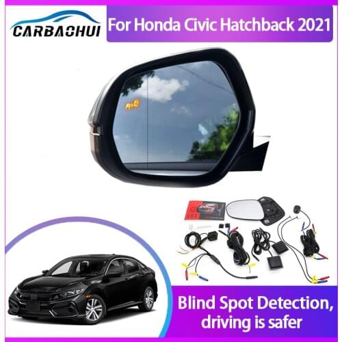 Car Blind Spot Monitoring for Honda Civic Hatchback 2021 BSD BSA BSM Radar Detection System Microwave Sensor Assistant Security