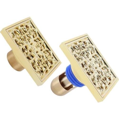 Tub drain protector hair catcher strainer Drain Strainers Toilet Floor Drain Copper Deodorant Anti-Odor Bathroom Sewer