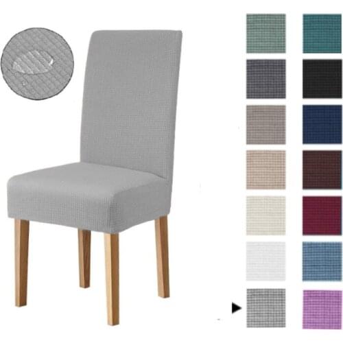 Waterproof Stretch Chair Cover For Dining Game Chair Cover Banquet housse de chaise Chair Protector Long Back Chair Slipcover