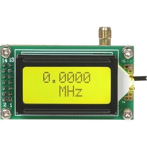 Diy High Accuracy and Sensitivity 1-500 Mhz Frequency Meter Counter Module Hz Tester Measurement Module Lcd Display
