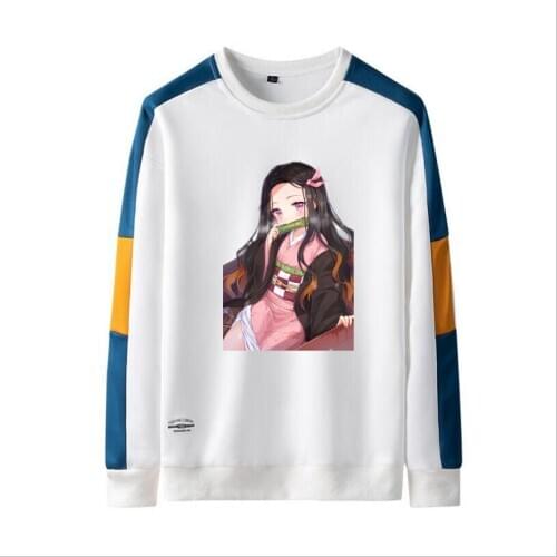 Cosplay Japanese Anime Sweatshirt Demon Slayer Costume Kimetsu No Yaiba Kamado Tanjirou Kamado Nezuko Agatsuma Zenitsu Tomioka