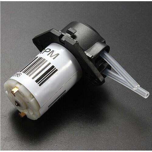 1pcs Miniature 12V water pump silent peristaltic pump titration DC self-priming pump
