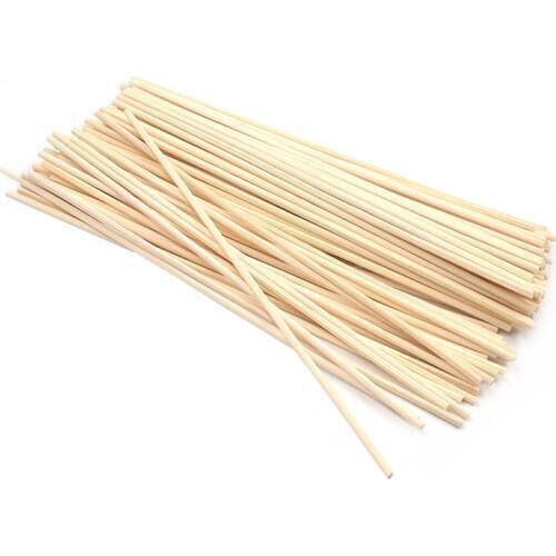 100pcs 20cm Rattan Reed Diffuser Replacement Sticks 3mm 3.5mm Reed Oil Diffuser Stick for Home Bathrooms Fragrance