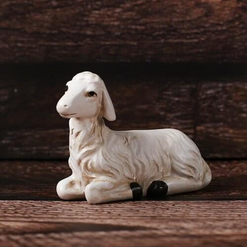 12Pcs Statue Nativity Scene Set Baby Jesus Manger Xmas Crib Figurines Miniatures