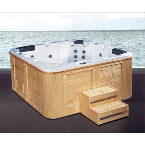 2100X1800X850mm 4 people Swimming Pool whirlpool Bathtub Acrylic Hydromassage Surfing Massage SPA 001