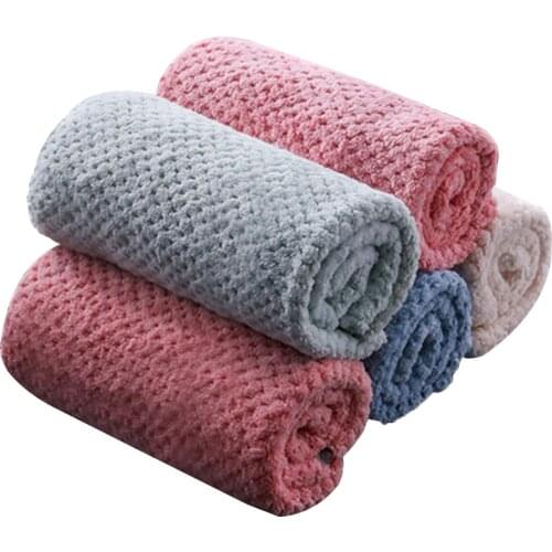 5PCS 25x25CM Water Absorbable Kitchen Cleaning Cloth Wipes Table Dishcloth Wiping Rags Multifunction Washing Bowl Dish Towel