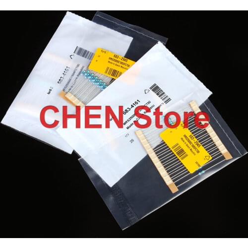 50PCS VISHAY BC MRS25 0.25W 1/4W 10R-91R 1% Copper foot metal film audio resistor 12R 13R 15R 18R 20R 22R 33R 39R 43R 47R 51R