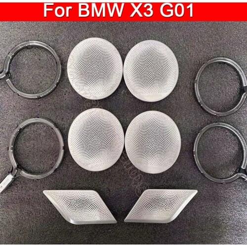 Car Midrange Treble Speaker Panel Tweeter Ambient Light For BMW X3 G01 Auto LED Horn Cover Decorative Atmosphere Lamp Lights