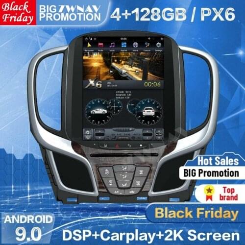 128GB Tesla Screen For Buick Lacrosse 2014 2015 2016 2017 2018 Android 9 Car Multimedia Player GPS Audio Radio Stereo Head Unit