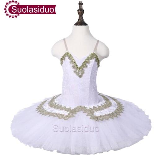 White Children Professional Ballt Tutu Costumes Adult The Swan Lake Performance Ballet Apperal Kids Ballet Skirt Girls Dancewear