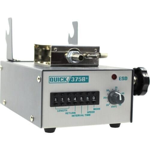 QUICK 60W 220V crack tin machine 375B+ automatic welding tin lead-free soldering station by foot