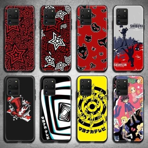 Persona 5 Stars Phone Case for Samsung S20 plus Ultra S6 S7 edge S8 S9 plus S10 5G lite 2020