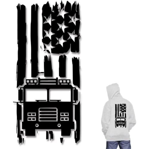 Black pattern Applique on Clothes Ironing stickers on fabric Thermal transfer printing Washable stickers t shirts