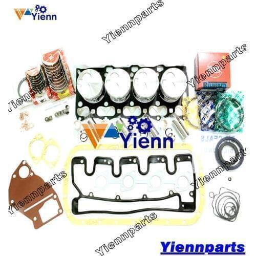 For Isuzu 4LE1 Engine Overhaul Rebuild Kit Fit For Rotary Snowplow HTR50 Small Backhoe AX58Mu Diesel Engine Parts