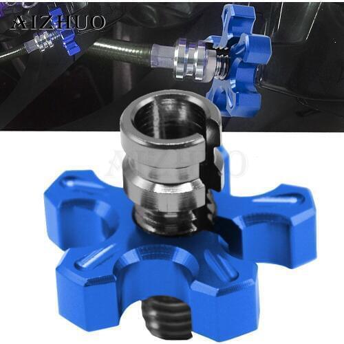 FOR YAMAHA AEROX155 MT03 AEROX 155 YZ 125 FZ8 XSR700 XSR900 Motorcycle CNC Brake Clutch Cable Wire Adjustment Screw M10 M8*1.25