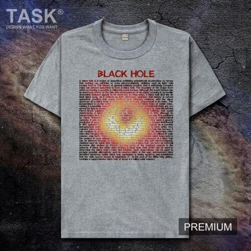 Cosmic black hole universe t-shirt new Tops t shirt mens cotton sports clothes Short sleeve sweatshirt Casual Fashion summer 03