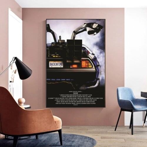 Back to the Future Classic Movie Poster Canvas Print Art Wall Painting Home Decoration Gift