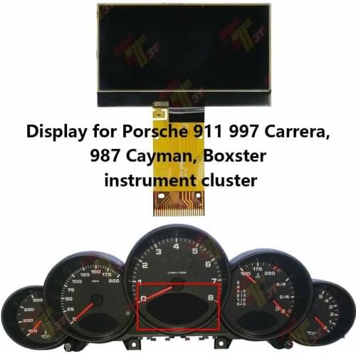 Cluster Display for Porsche 911 997 Carrera 987 Cayman Boxster Speedometer Instrument LCD Pixel Repair