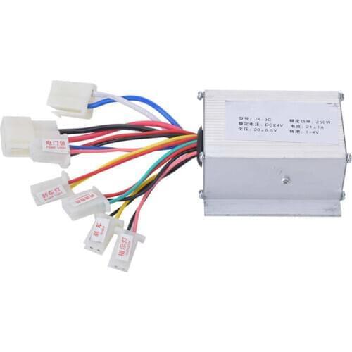 24V250W Electric Bike Controller Aluminium Alloy Electric Scooter Brush Controller E-bike Motor Contrller Accessory