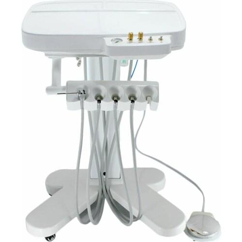 Dental Unit Mobile Delivery Cart Separate Water & Air Controlling by Handpiece