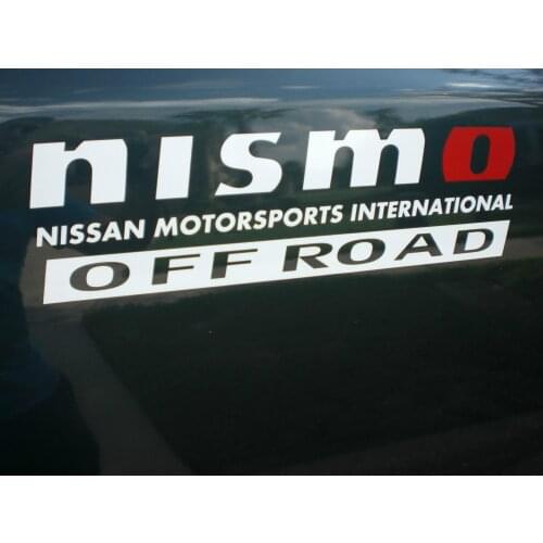 For 4Pcs/Set Nissan Navara side Nismo 4x4 Off Road decals Stickers
