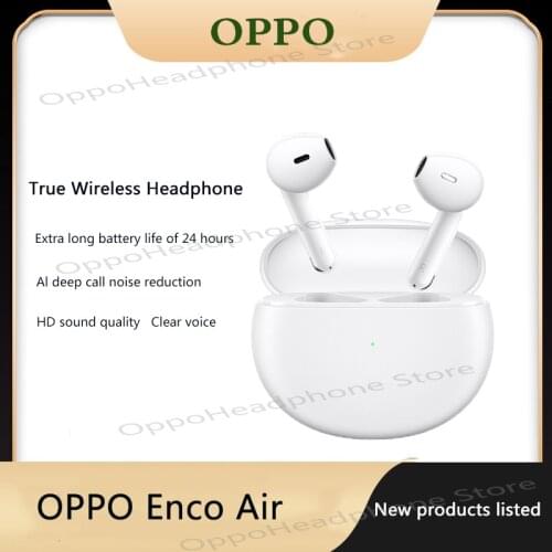 2021Oppo Enco Air true wireless new Bluetooth headset music jelly half ear