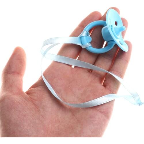 1Pc Pacifiers for Reborn Baby Doll Handmade DIY Pacifiers Nipples Dummy Fit for Doll Accessories Kids Gift