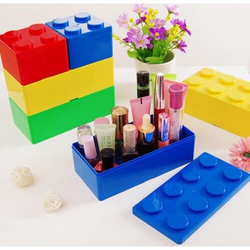 2021 Giant Building Block Storage Box Creative Building Block Shape Childrens Gift Space Saving Storage Gift