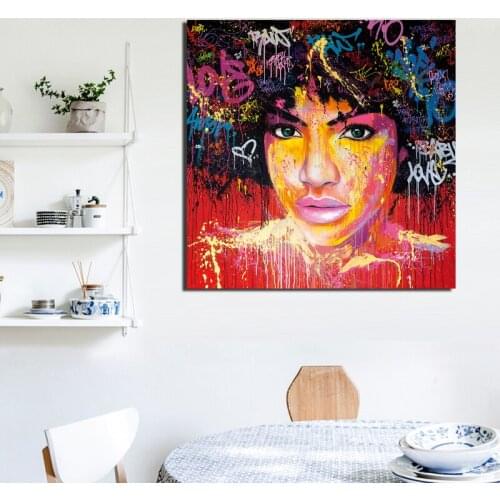 Nordic Poster Colourful Avatar Girl Decoration Pictures Bedroom Classic Canvas Painting On The Wall Print Living Room Home Decor