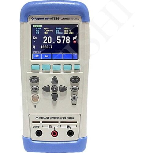 AT824 / AT826 / AT825 handheld LCR digital bridge frequency 100K capacitance inductance resistance tester