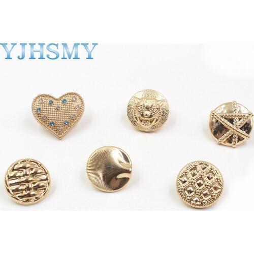 YJHSMY A-19512-491,10pcs/Lot 25/22mm,High quality metal buttons,cardigans,coat buttons,DIY material the garment accessories