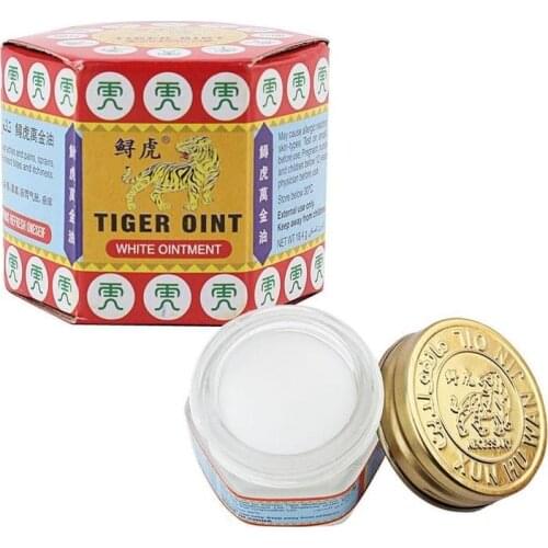 1pc 100% Original Tiger Balm Ointment Insect Bite Strength Pain Muscle Relieving Arthritis Joint Body Pain Thailand Painkiller
