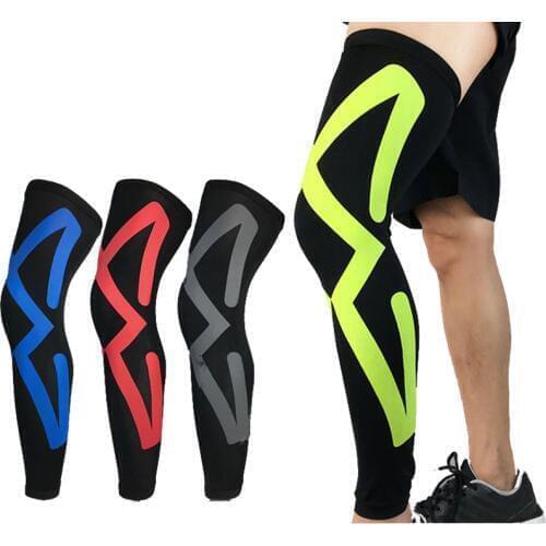 1Pcs Training Basketball Knee Pads Running Fitness Training Long Leg Sleeve Sport Protector Cycling UV Sun Leg Warmers