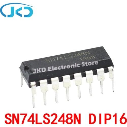 10pcs SN74LS248N 74LS248N 74LS248 DIP-16 New and Original IC DIP16