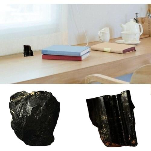 100g/bag Natural Stone Black Tourmaline Gemstone Crystal Chakra Specimen Stone Quartz Healing Mineral Decorating R9C5