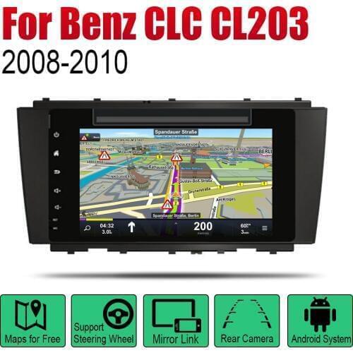 AutoRadio 2 Din Android Car DVD Player For Mercedes Benz CLC Class CL203 2008~2010 NTG GPS Navigation Wifi Map Multimedia system