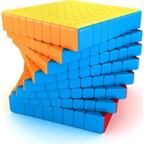 Kid Speed 8x8x8 Magic Cube Professional 8x8 No Sticker Smooth Cubo Magico Student Pre-match Training Toy For Children Adult Gift