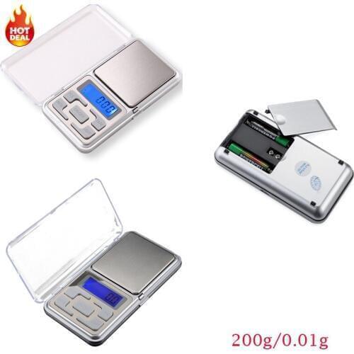 I KEY BUY LCD Digital 200g/ 0.01g Factory Price Mini Weigh Scale Balance Jewelry Pocket Weighing Scales Wholesale Drop Shipping