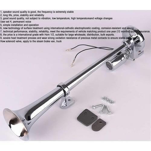 150DB for Cars Trucks Boats 12V Motorcycle Vehicles Single Trumpet Air Horn Car Air Horn Compressor