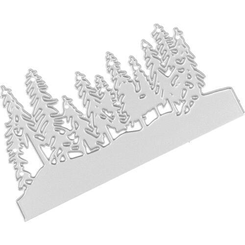 Metal Cutting Dies Cut Die Mold Christmas Tree Group Scrapbook Paper Craft Knife Mould Blade Punch Stencils Dies