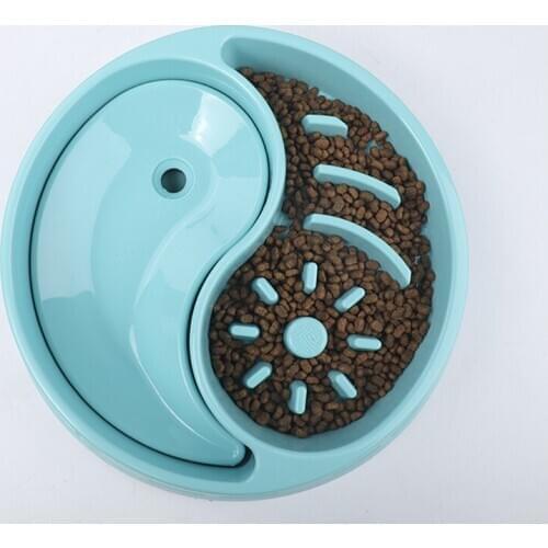 Pet Dog 2 in 1 Feeding Food Bowls Slow Down Eating Feeder Prevent Obesity for Large Dogs Supplies Dropshipping