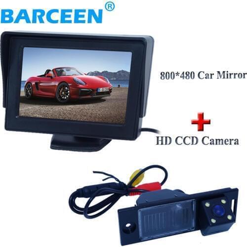 Fashion general use car monitor and special car parking camera bring 4 led adapt for Hyundai ix35 2014