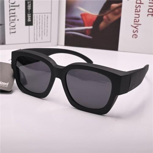 Evove Drivng Glasses Women Male Unisex Goggles Fit Over Eyeglasses Frames Polarized Sunglasses for Myopia Driver