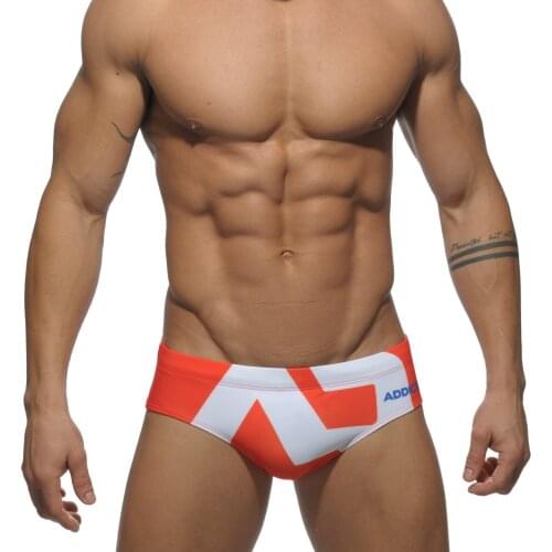 Printing Mens Swimwear 2021 Sexy Summer Swimsuit Briefs Low Waist Bathing Suit Bulge Beach Wear Fashion Short Sport Homme Swim