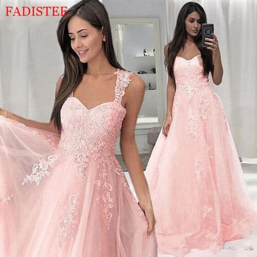New Style Lace Appliques Prom Dresses Sweetheart Formal Evening Gowns Party Dress платье на выпускной Vestidos De Fiesta