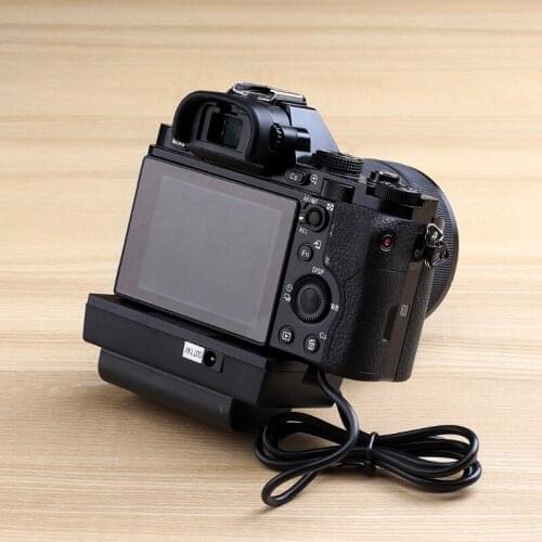 NP-FW50 Dummy Battery to NP-F970 Battery Adapter Hot Shoe Mount Plate 1/4" for -Sony DSC-RX10 A7 A7R A7S II A5000 A5100