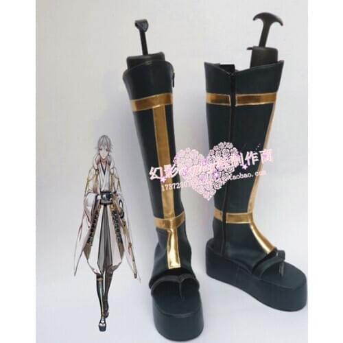 Seraph Of The End Mikaela Hyakuya Halloween Cosplay Shoes Military Boots H016