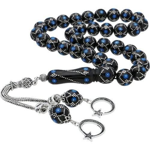 OLTU STONE DENSE DOT EMBROIDERED TESPİH