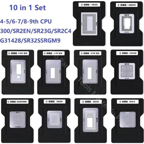 XZZ Mac Reball Kit Platform for Macbook 2010-2018 Air/ Pro CPU BGA Soldering Tool Reballing Stencil AS DS-908 DS 908 DS908