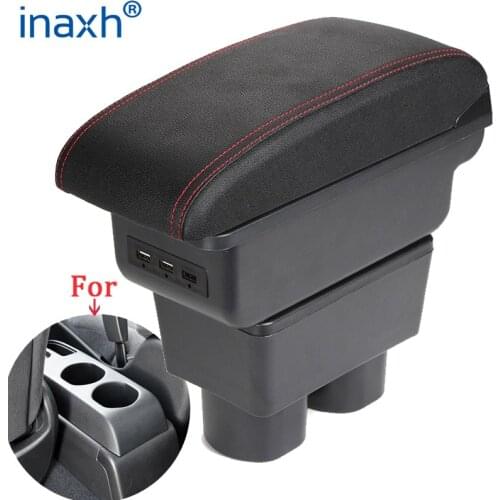 For Nissan Tiida Armrest For Nissan Sylphy Versa Tiida Latio car Armrest box PU Leather Retrofit parts Storage box 2007-2017